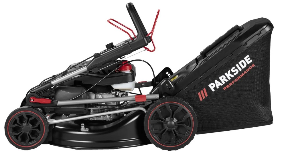 Parkside Performance Benzínová sekačka na trávu s pojezdem a s elektrickým startováním PPBRM 53 B2 3